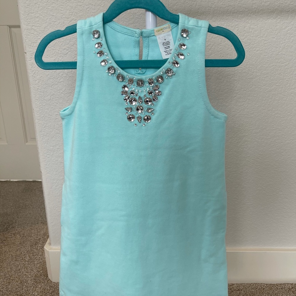 Crewcuts sleeveless dress with jewels